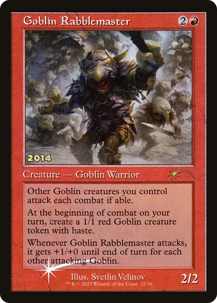 Goblin Rabblemaster (P30A-022) - 30th Anniversary Play Promos Foil