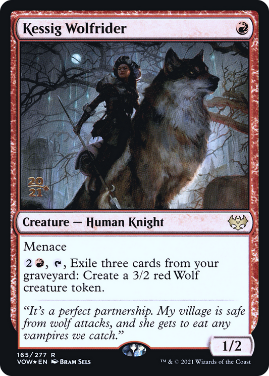 Kessig Wolfrider (PVOW-165S) - Innistrad: Crimson Vow Promos Foil