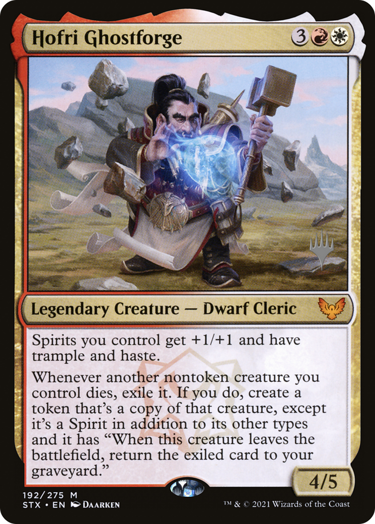 Hofri Ghostforge (PPSTX-192P) - Strixhaven: School of Mages Promos (Promo Pack)