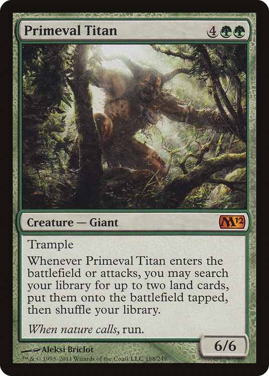 Primeval Titan (M12-188) - Magic 2012 Foil