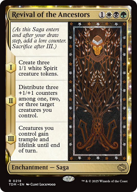 Revival of the Ancestors (TDM-218) - Tarkir: Dragonstorm Foil