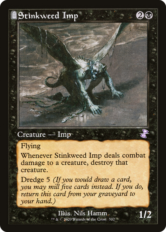 Stinkweed Imp (TSR-332) - Time Spiral Remastered: (tombstone) Foil