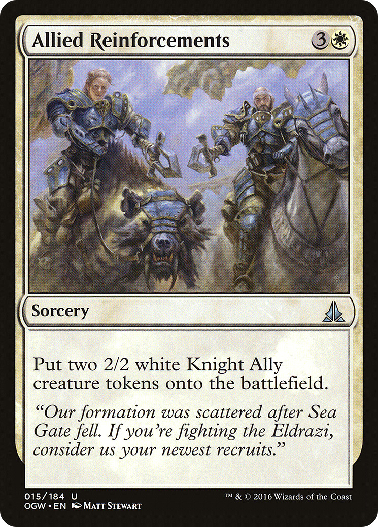 Allied Reinforcements (OGW-015) - Oath of the Gatewatch Foil