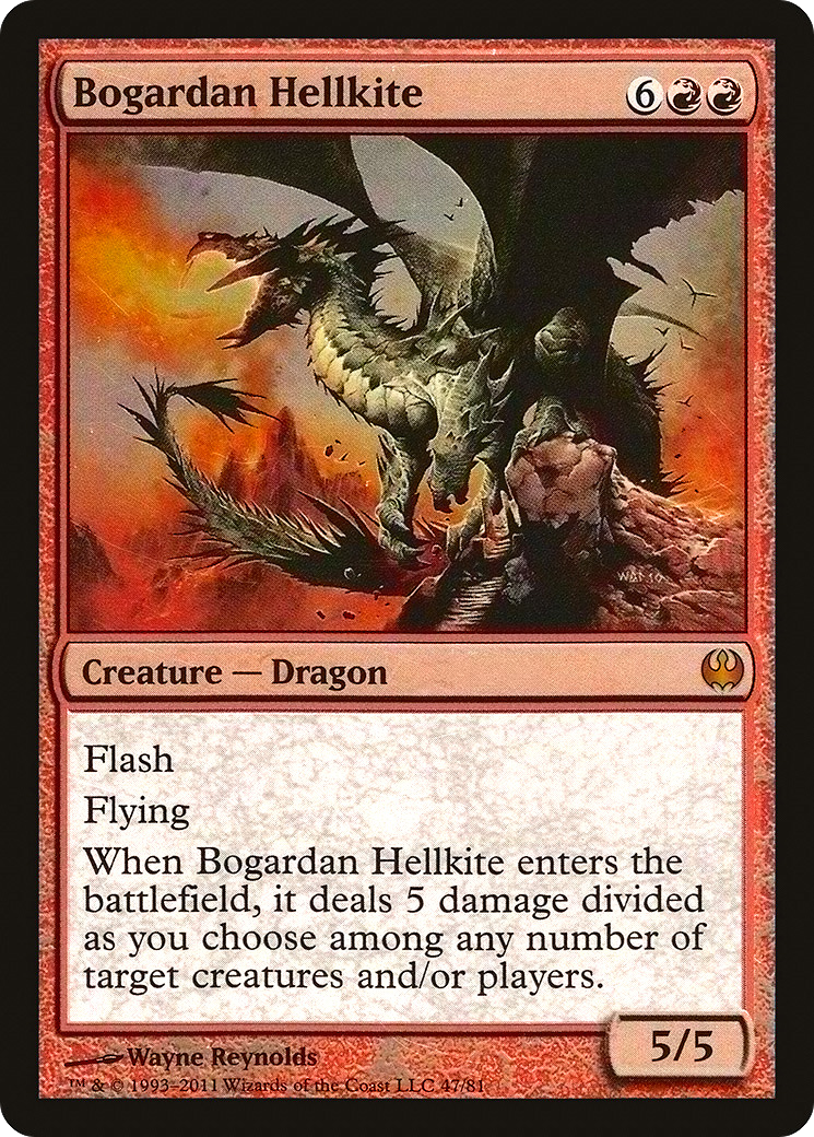 Bogardan Hellkite (DDG-047) - Duel Decks: Knights vs. Dragons Foil