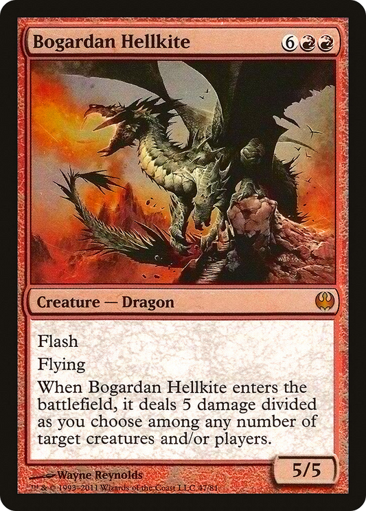 Bogardan Hellkite (DDG-047) - Duel Decks: Knights vs. Dragons Foil