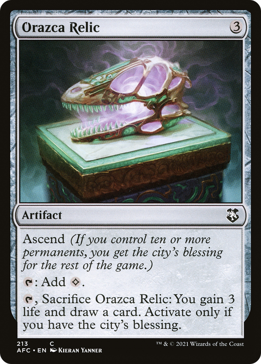 Orazca Relic (AFC-213) - Forgotten Realms Commander