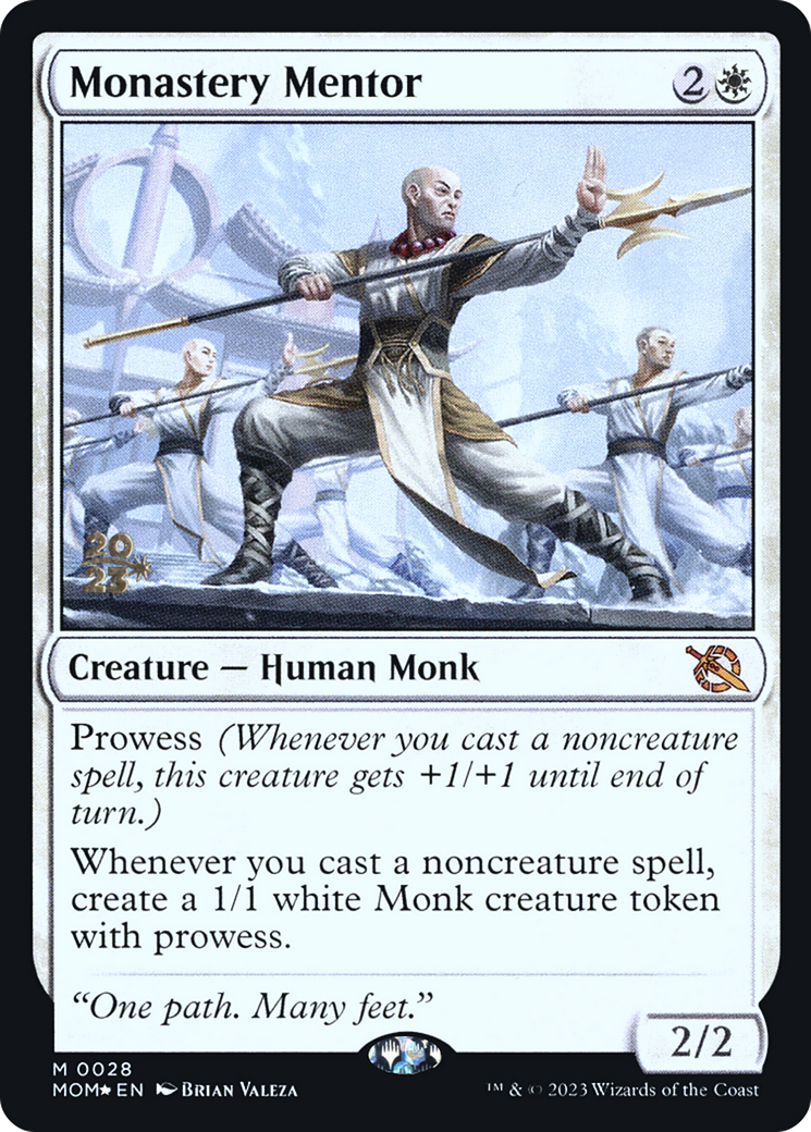 Monastery Mentor (PMOM-28S) - March of the Machine Promos Foil