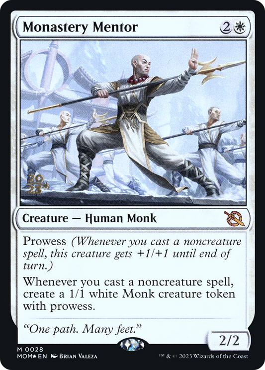 Monastery Mentor (PMOM-28S) - March of the Machine Promos Foil