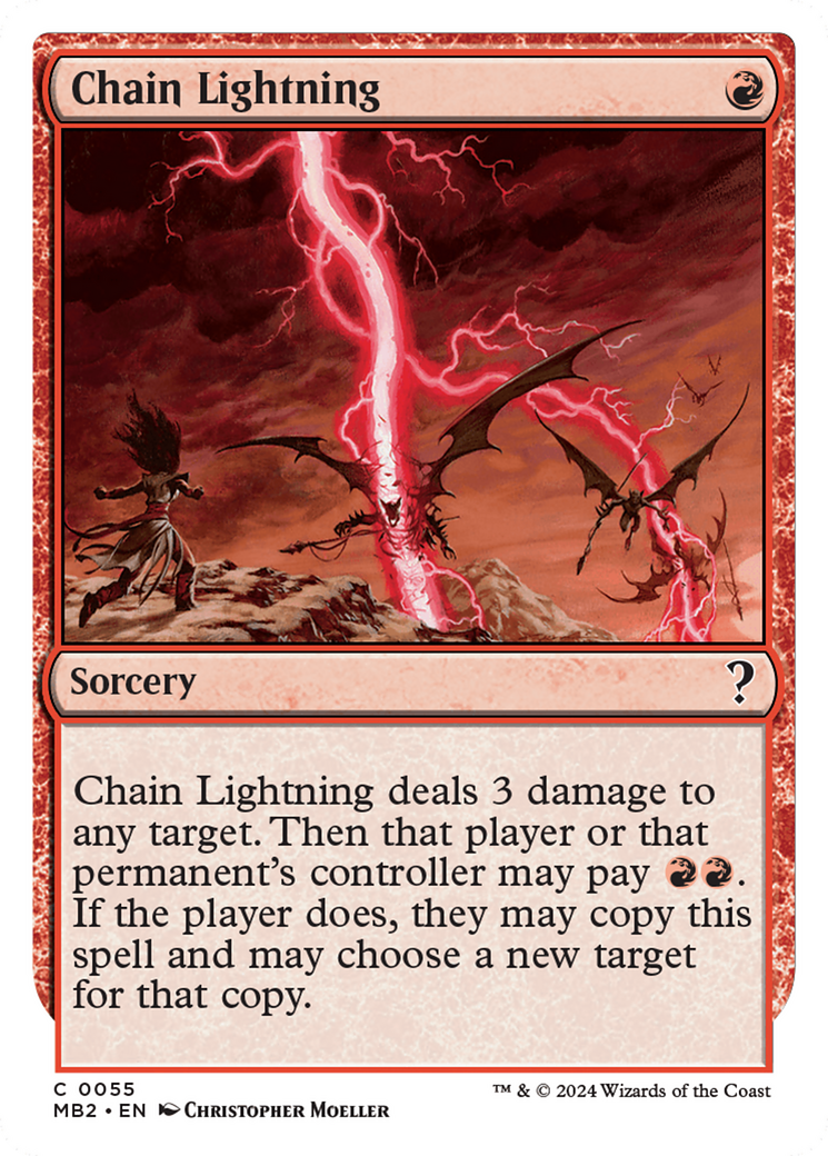 Chain Lightning (MB2-055) - Mystery Booster 2