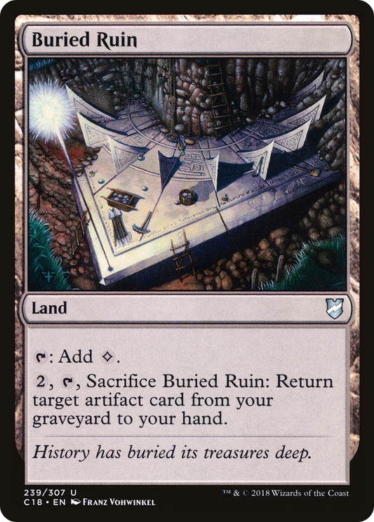 Buried Ruin (C18-239) - Commander 2018