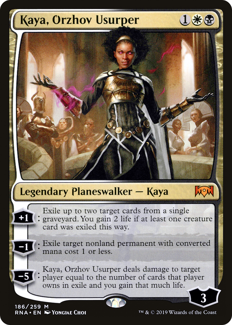 Kaya, Orzhov Usurper (RNA-186) - Ravnica Allegiance Foil