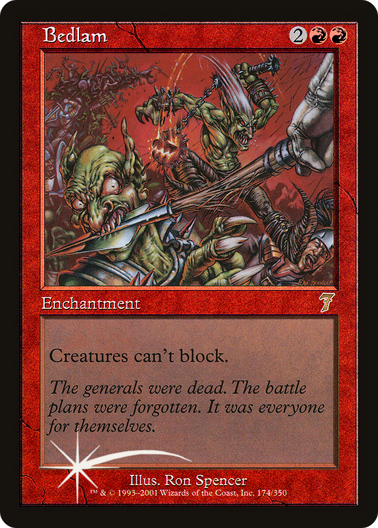 Bedlam (7ED-174★) - Seventh Edition Foil