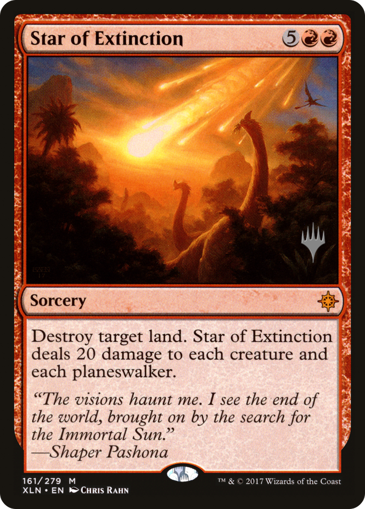 Star of Extinction (PPM20-161P) - Ixalan Promos (Promo Pack) Foil