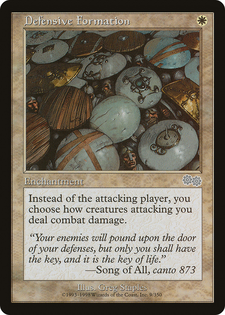 Defensive Formation (USG-009) - Urza's Saga