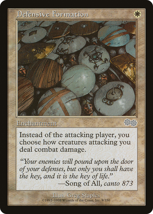 Defensive Formation (USG-009) - Urza's Saga