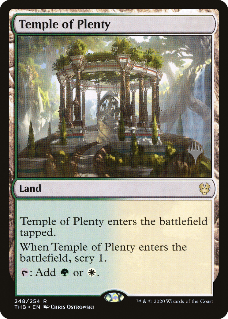 Temple of Plenty (PPTHB-248P) - Theros Beyond Death Promos (Promo Pack)