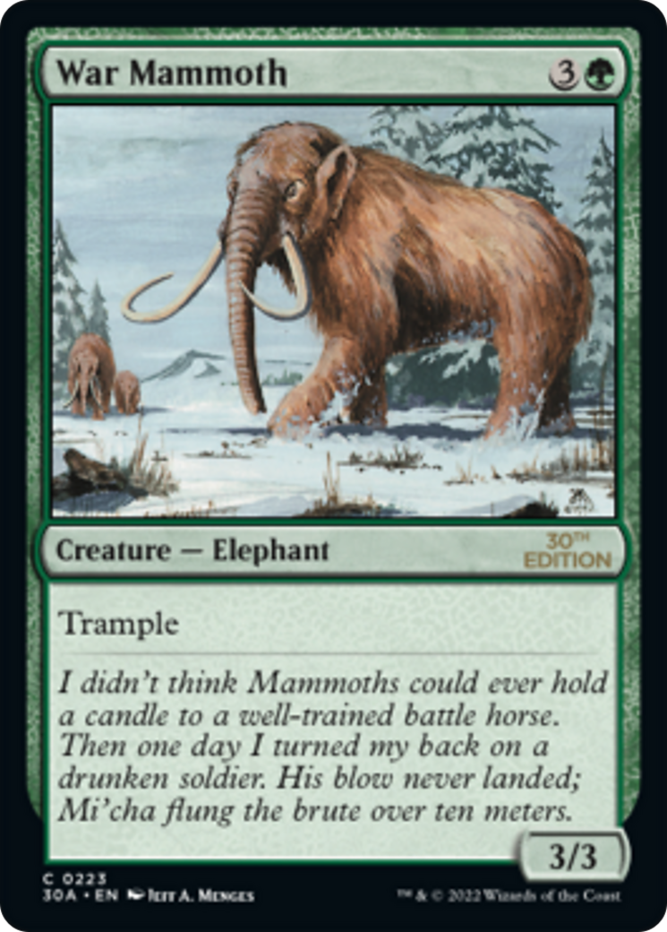 War Mammoth (30A-223) - 30th Anniversary Edition