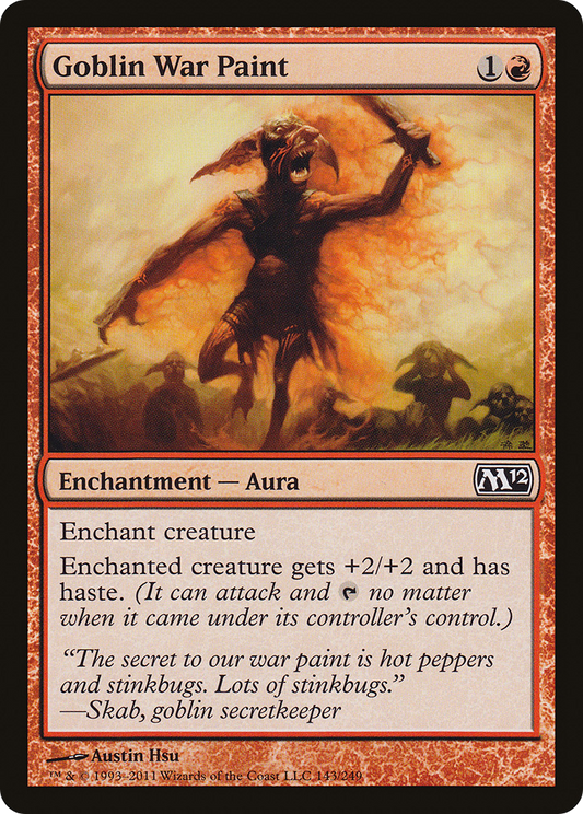 Goblin War Paint (M12-143) - Magic 2012 Foil