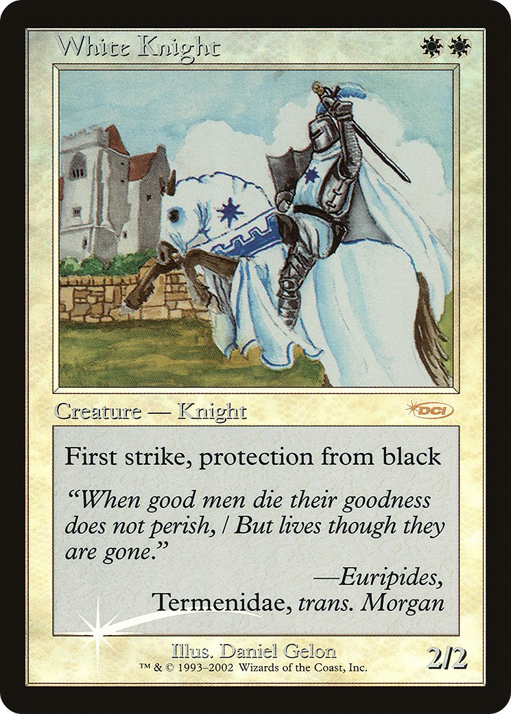 White Knight (F02-012) - Friday Night Magic 2002 Foil