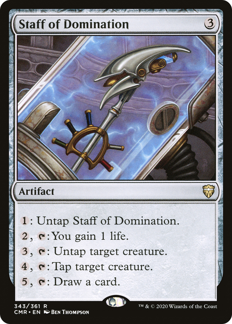 Staff of Domination (CMR-343) - Commander Legends Foil