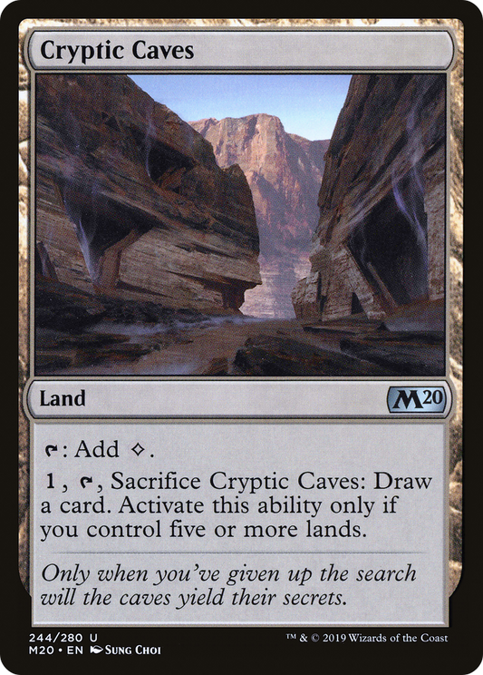 Cryptic Caves (M20-244) - Core Set 2020