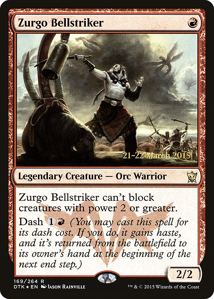 Zurgo Bellstriker (PDTK-169S) - Dragons of Tarkir Promos Foil