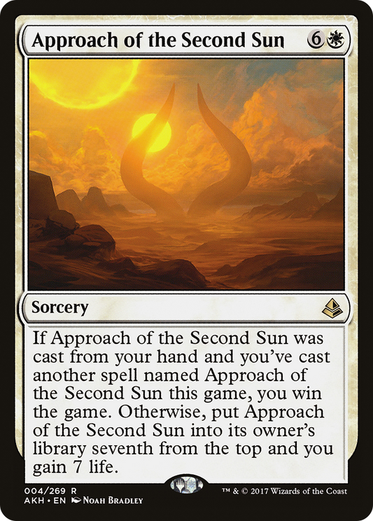 Approach of the Second Sun (AKH-004) - Amonkhet Foil