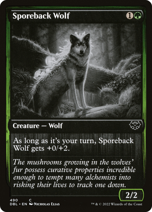 Sporeback Wolf (DBL-490) - Innistrad: Double Feature Foil