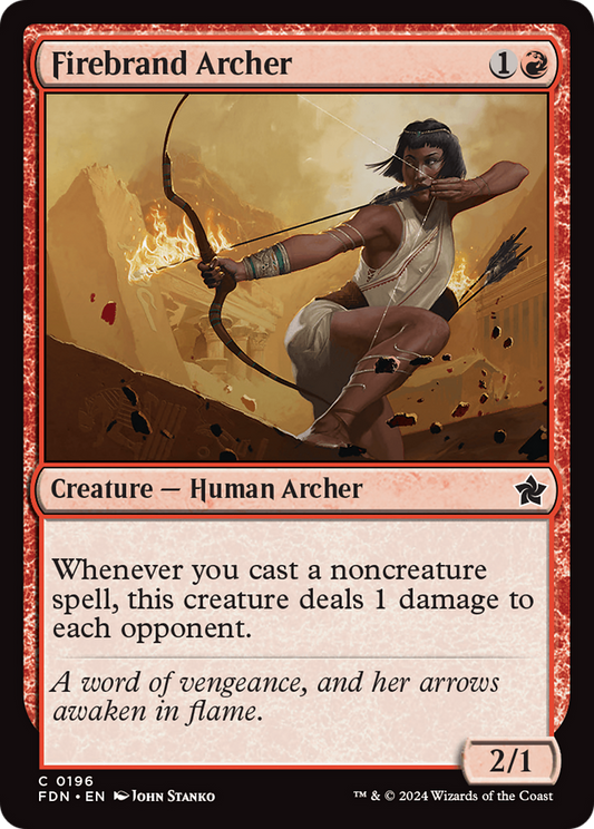 Firebrand Archer (FDN-196) - Foundations