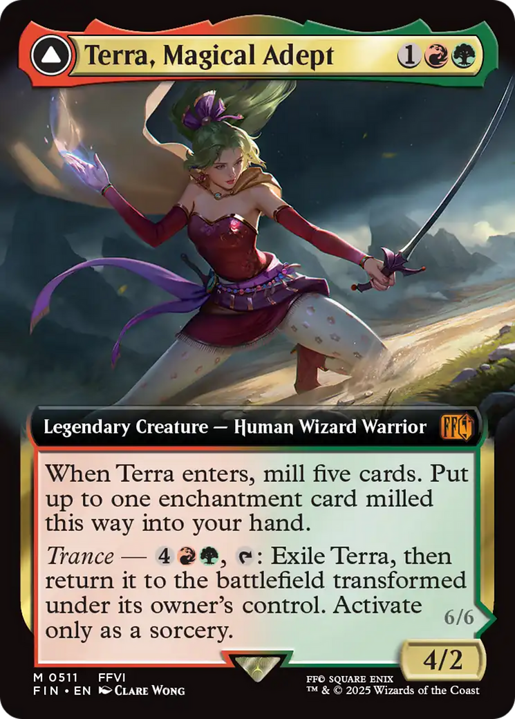 Terra, Magical Adept (Extended Art) (FIN-511) - FINAL FANTASY: (Extended Art)