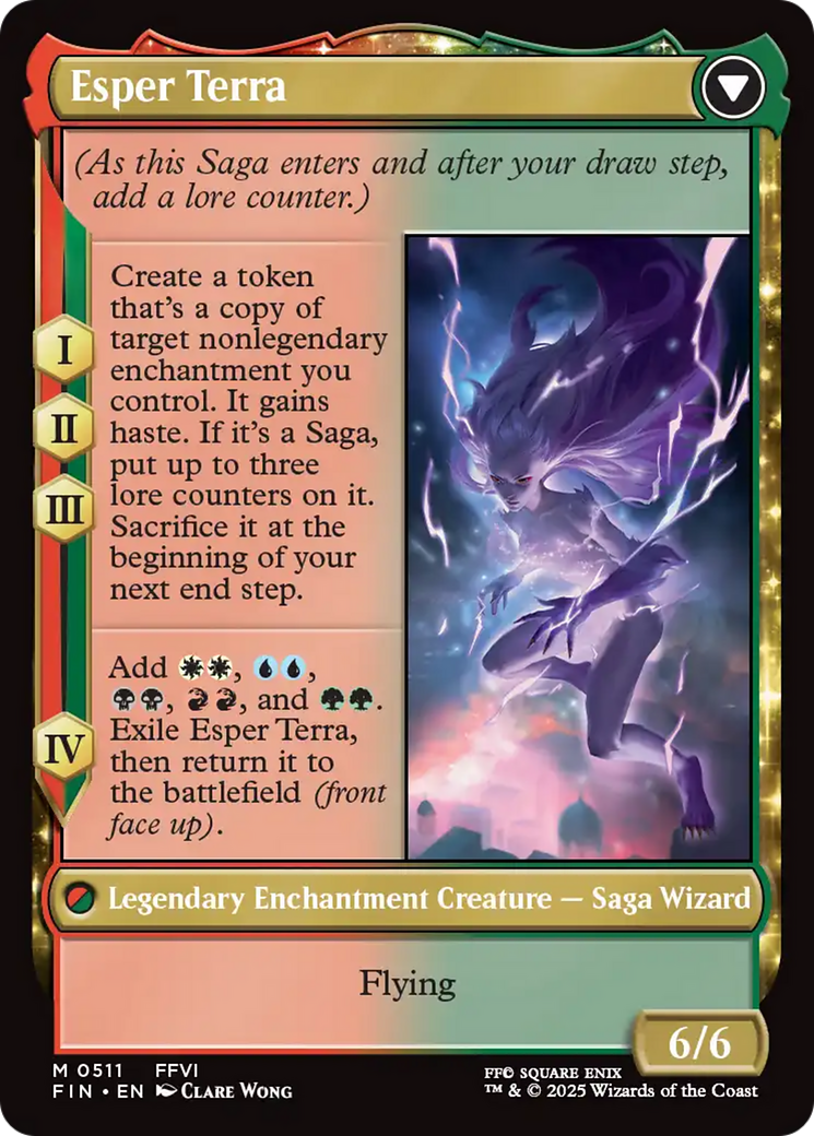 Terra, Magical Adept (Extended Art) (FIN-511) - FINAL FANTASY: (Extended Art)