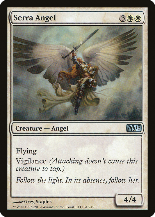 Serra Angel (M13-031) - Magic 2013 Foil