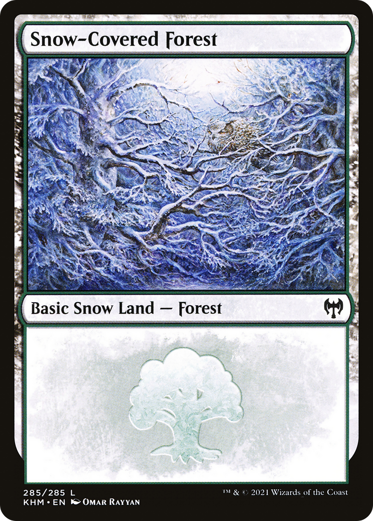 Snow-Covered Forest (KHM-285) - Kaldheim: (snow) Foil