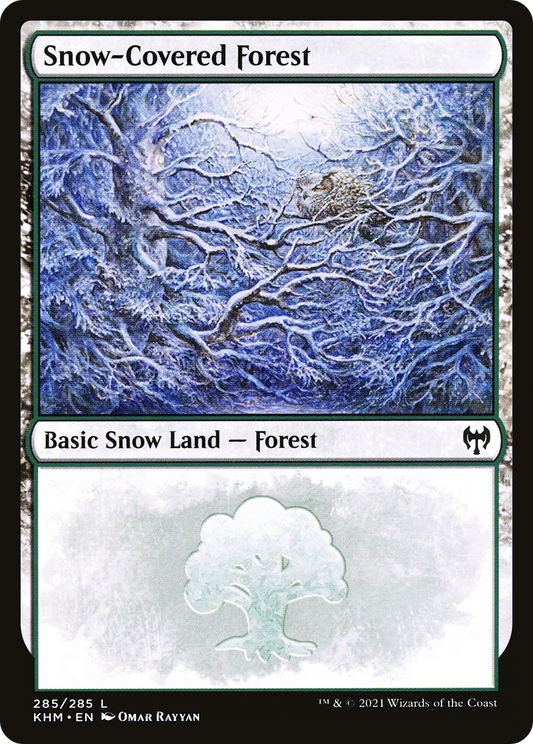 Snow-Covered Forest (KHM-285) - Kaldheim: (snow) Foil