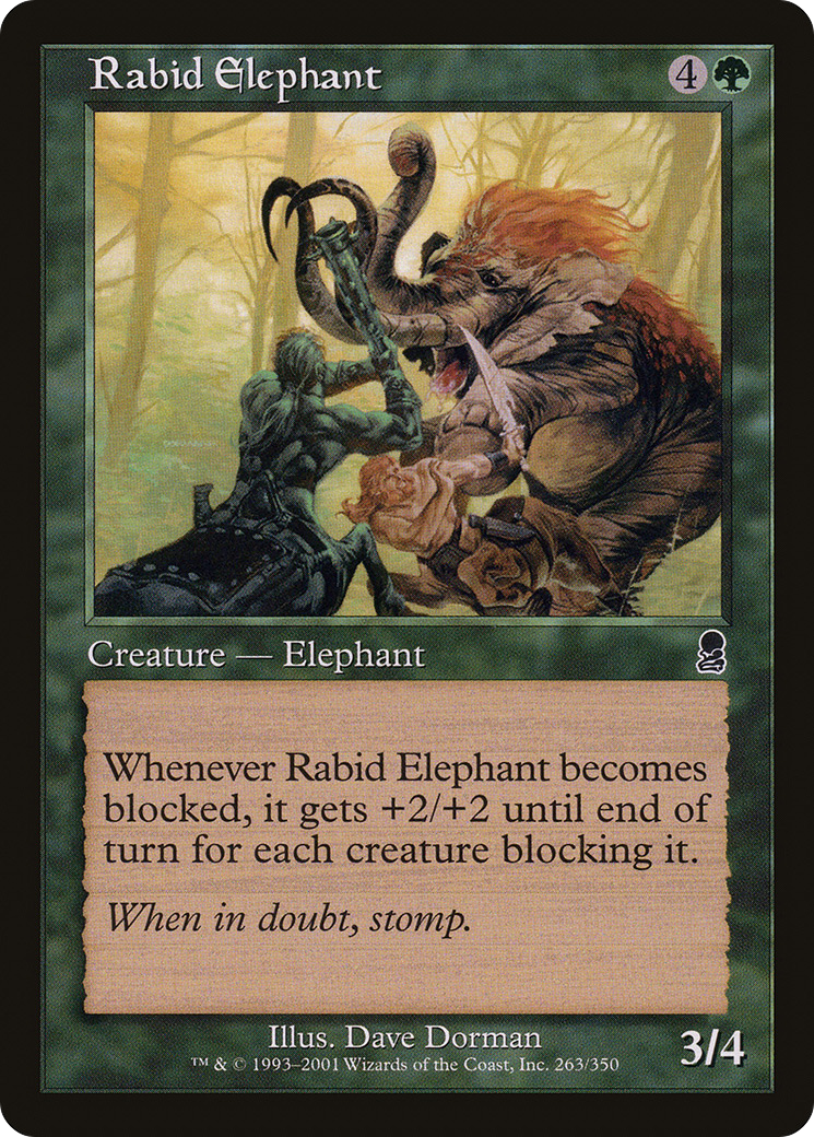 Rabid Elephant (ODY-263) - Odyssey Foil