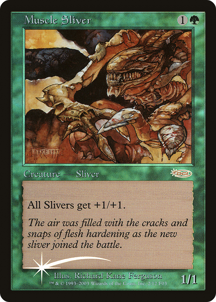 Muscle Sliver (F03-002) - Friday Night Magic 2003 Foil