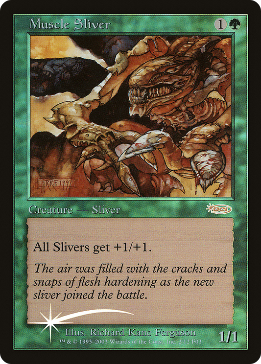 Muscle Sliver (F03-002) - Friday Night Magic 2003 Foil