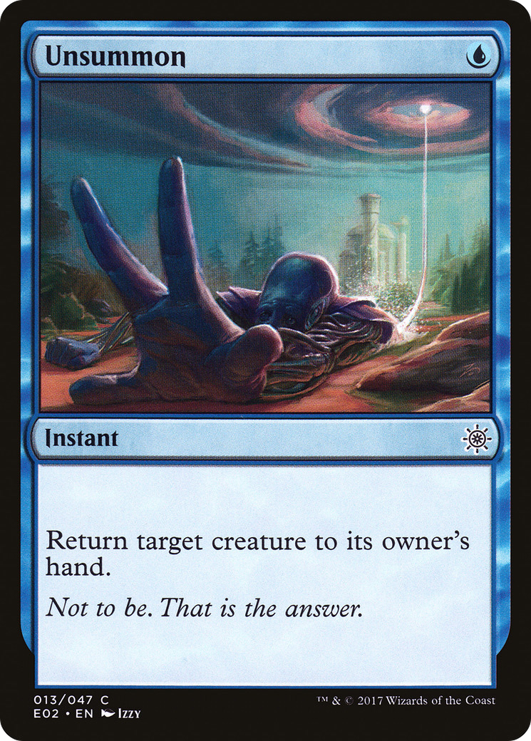 Unsummon (E02-013) - Explorers of Ixalan