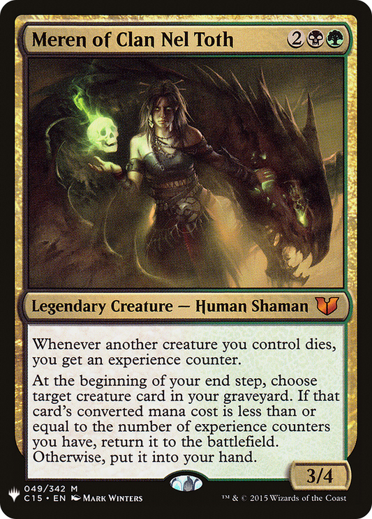 Meren of Clan Nel Toth (LIST-C15-49) - The List