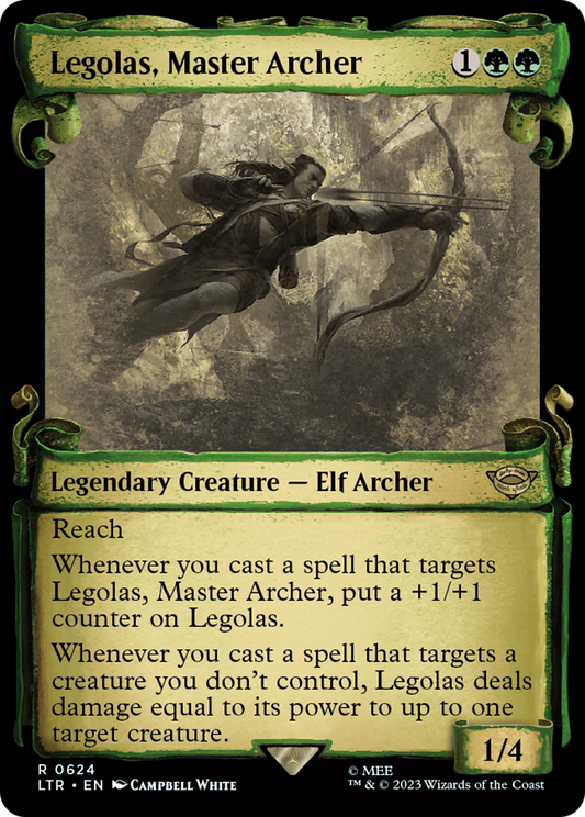 Legolas, Master Archer (LTR-624) - The Lord of the Rings: Tales of Middle-earth: (Showcase) Foil