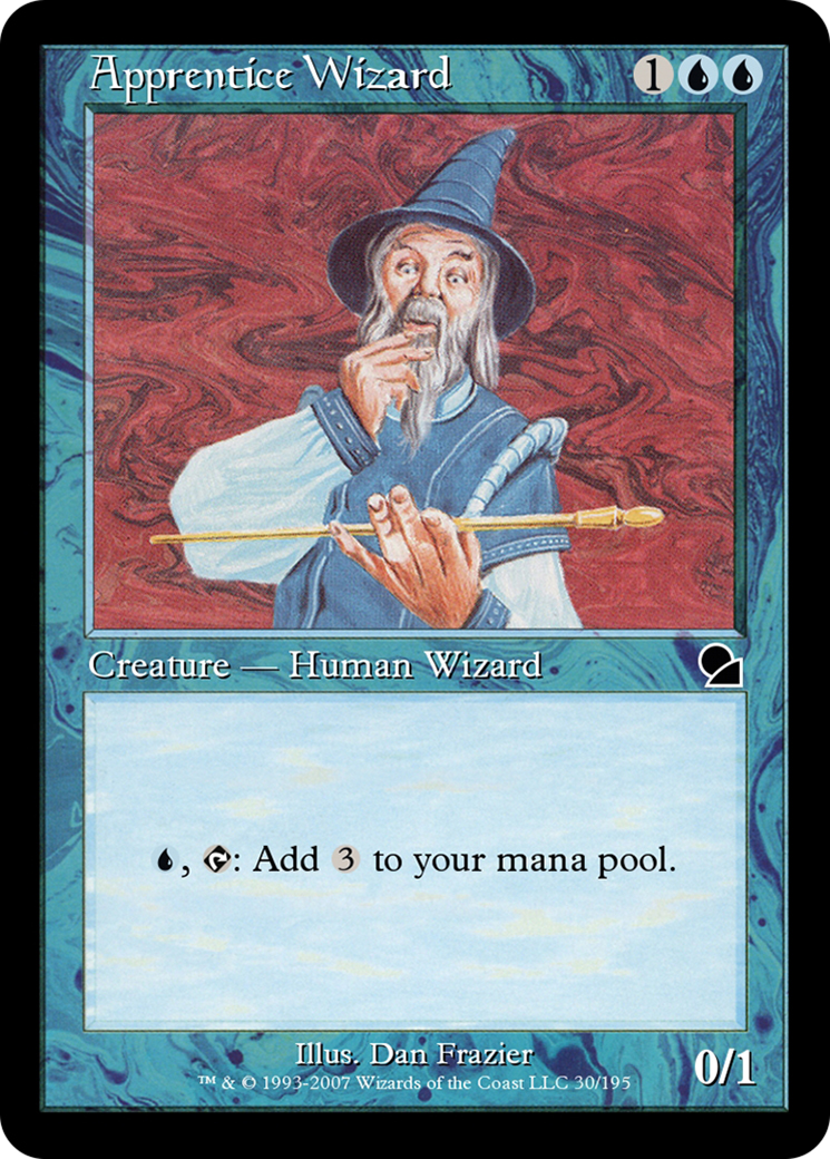 Apprentice Wizard (ME1-030) - Masters Edition Foil