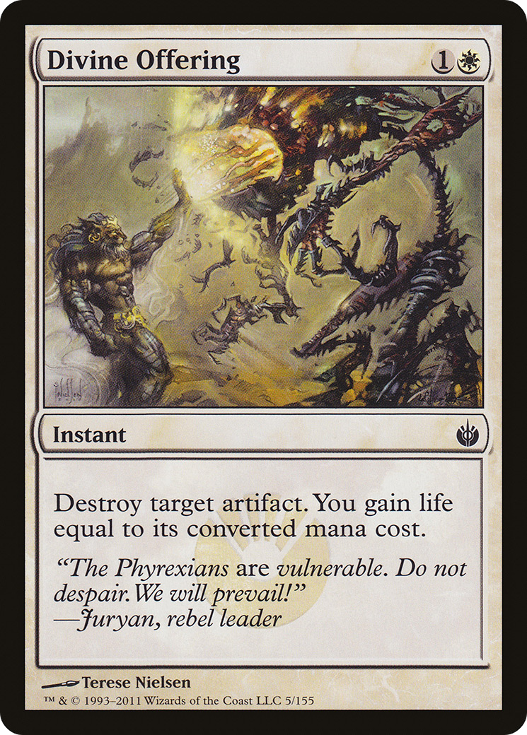 Divine Offering (MBS-005) - Mirrodin Besieged Foil