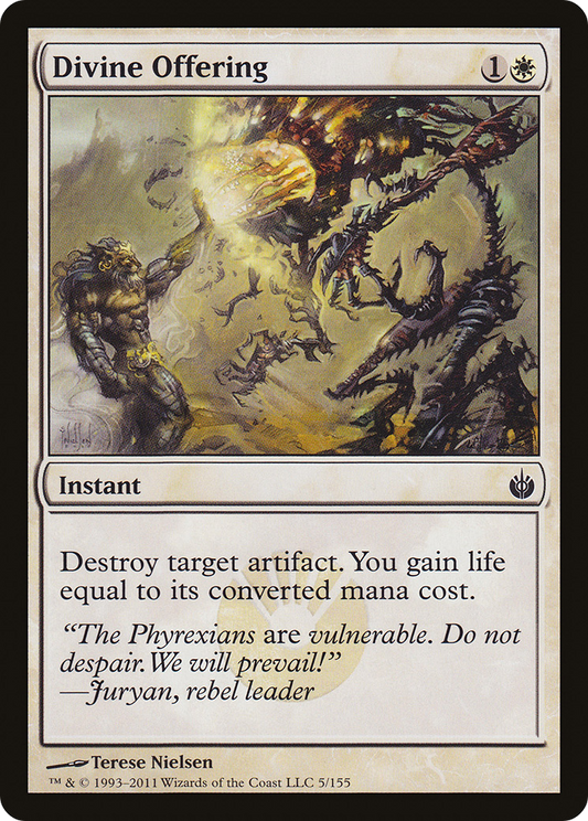 Divine Offering (MBS-005) - Mirrodin Besieged Foil