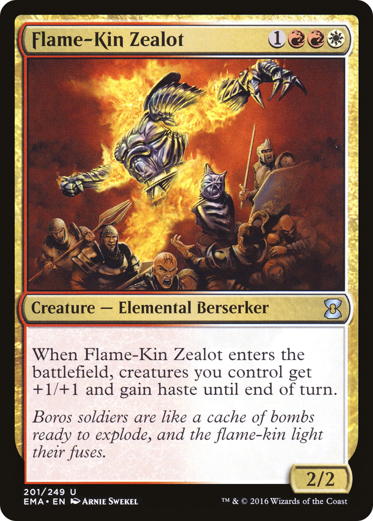 Flame-Kin Zealot (EMA-201) - Eternal Masters Foil