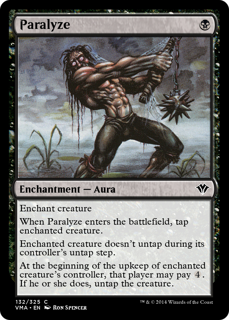 Paralyze (VMA-132) - Vintage Masters Foil