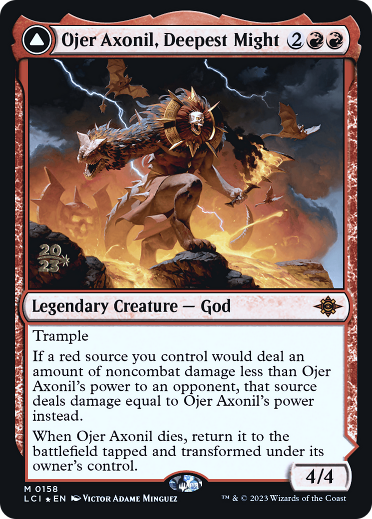 Ojer Axonil, Deepest Might // Temple of Power (PLCI-158S) - The Lost Caverns of Ixalan Promos Foil