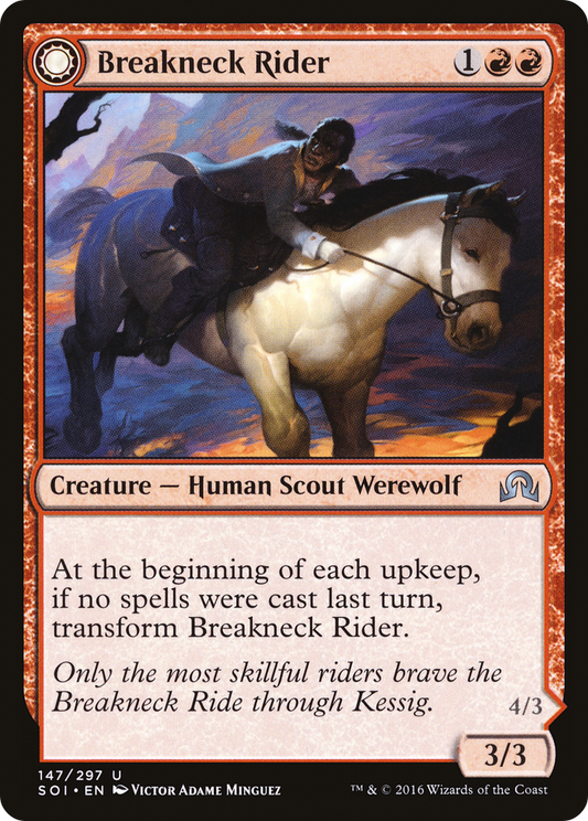 Breakneck Rider // Neck Breaker (SOI-147) - Shadows over Innistrad: (Double Faced Transform)