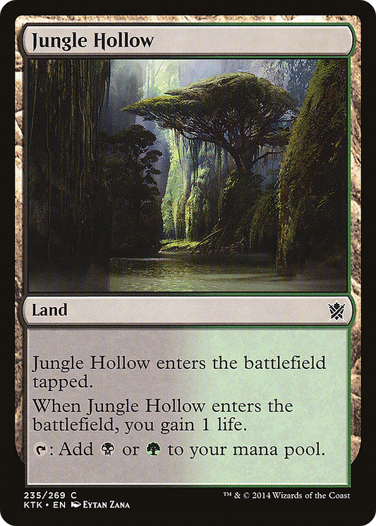 Jungle Hollow (KTK-235) - Khans of Tarkir Foil