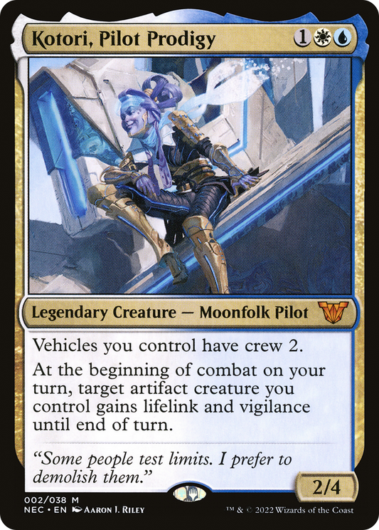 Kotori, Pilot Prodigy (NEC-002) - Neon Dynasty Commander Foil