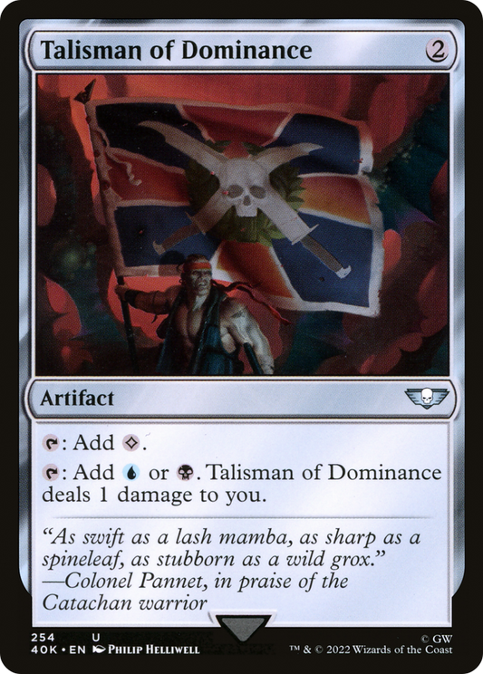 Talisman of Dominance (40K-254) - Warhammer 40,000 Commander